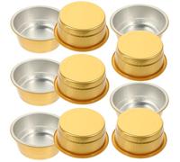 Mikikit Boîtes à Gâteaux Empilables en Aluminium Résistant Haute Température Lot de 10 pour Cuisson et Usage en Extérieur
