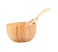 Mikikit Bol de Masque Facial en Bois Spatule de Mélange Pratique pour Soins Visage Maison, Accessoire Naturel sans Odeur pour Usage Salon de Beauté