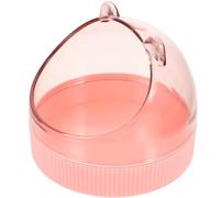 Mikikit Bol Facile à Laver Rose pour Hamster et Chinchilla en Acrylique pour Aliments et Eau, pour Usage Domestique