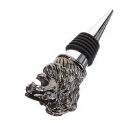 Mikikit Bouchon de Vin Animal Bouchon Décoratif Lion Verseur Pratique pour Préserver la Fraîcheur Vin Accessoire pour Toutes Vos Boissons