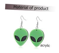 Mikikit Boucles Oreilles Extraterrestres Acrylique Mode Design Exagéré Pour Femmes Événement Festif