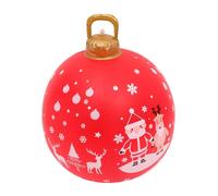 Mikikit Boule de Noël Gonflable Décoration de Noël Extérieure Ornement pour Jardin Terrasse Ambiance pour Magasins Hôtels