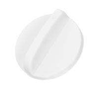 Mikikit Bouton thermostat réfrigérateur congélateur, bouton de réglage de température, plastique blanc, pièces de rechange pour thermostat, contrôle précis, installation facile, pour
