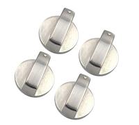 Mikikit Boutons D’allumage Cuisinière à Gaz Métal Bouton Marche/arrêt 6 Mm Accessoires Poêle Réglables Lot 4 Pièces Compatible Four Et Brûleur Usage La Cuisine Domestique