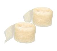 Mikikit Boyau De Saucisse En Collagen 22mm 14m 2 Pièces Accessoire De Fabrication De Saucisses Pour Sausages Faits Maison Compatible Fumage Pour Noël Et Festivals