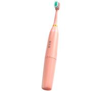 Mikikit Brosse à Dents Électrique Adulte Rose 2 Têtes Poils Ultra-Doux ABS et PP Étanchéité Ipx7 Nettoyage Sonore Moteur Magnétique Haute Fréquence pour Hygiène Buccale Quotidienne