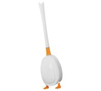 Mikikit Brosse pour Cuvette de Salle de Bain en Silicone Support, Poils Résistants, Design Canard Élégant, pour Nettoyage des Toilettes et Cuisines