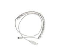 Mikikit Câble pour Clavier Mécanique avec Connecteur USB Type-c Spiralé Et Résistant à Usure Compatible pour Branchement Simple