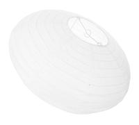 Mikikit Cache-ampoule en Papier Léger Petit Abat-jour Suspendu Blanc pour Déco Plafond Mariage Fête DIY Abat-jour de Plafond Vierge Graffiti Salon Chambre Salle à Manger