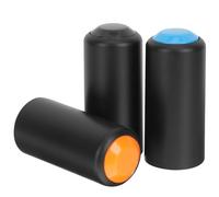 Mikikit Cache-Piles pour Micro sans Fil 3 Pièces Noirs Orange Bleu Protection Plastique Robuste Remplacement Accessoires Micro Compatibles Pgx2 Slx2 Pg58 Enregistrement et Scène
