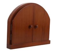 Mikikit Cache-prise en Bois Massif pour Interrupteur Double, Plaque de Recouvrement Électrique Décorative de Style Campagnard, Protection Sécurité Bébé pour Mur la Cuisine Chambre,