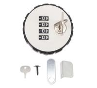 Mikikit Cadenas à Code 4 Chiffres en Alliage de Zinc 20Mm Serrure Mécanique pour Casier de Bureau et Placard Résistant à L'Humidité