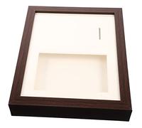 Mikikit Cadre Vitrine pour Médailles et Photos Porte Médailles Multifonctionnel pour Affichage Familial et Collection Présentoir Élégant pour Bureau et Maison Finition Foncé