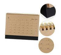Mikikit Calendrier de Bureau Papier Décoratif Calendrier Pied Élégant pour Maison Bureau Parfait pour Enseignants et comme pour Noël et An