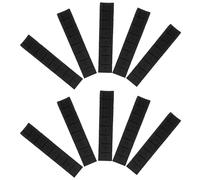 Mikikit Cales de Nivellement et Faciles à Installer en Plastique pour Meubles Lot de 40 Pieds Trapézoïdaux, Antidérapantes pour Armoires et Tables