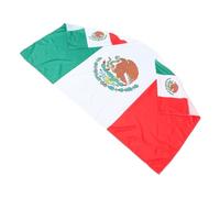 Mikikit Cape Légère en Polyester avec Drapeau du Mexique pour Événements Football du Monde, Réutilisable et Adaptée à Tous Âges