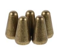 Mikikit Capuchons de Commutateur en Laiton Bronze 5 Pcs pour Guitare Électrique Embouts de Sélecteur 5 Positions Accessoires de Réparation pour Bras de Pièces de Rechange pour Guitares