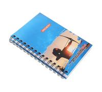 Mikikit Carnet de Score de Tir à l'arc Bleu à Spirale, Registre Étanche pour Compétitions et Entraînements, Suivi Précis des Performances en Plein Air, Cahier Léger pour Archers