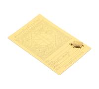 Mikikit Carte de Prière Décorative Or avec Versets Religieux Carte Encouragement Délicate Idée Cadeau Noël et Baptême pour Femmes Ornements Spirituels pour Maison et Lieux de Culte