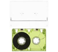 Mikikit Cassette Audio Vierge Polyvalente Verte 40-60 pour Enregistrement, Compatible Magnétophone et Mini Magnétophone, Bande Audio Vide pour Interviews et Décorations Vintage