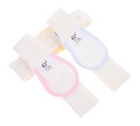 Mikikit Ceintures à Couches Sangles de Fixation Confortables Lot de 3 en Coton Doux Permettant une Liberté de Mouvement Optimale Couleur Aléatoire pour Bébé