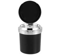 Mikikit Cendrier de Voiture Portable avec Couvercle Compact en ABS Multifonctionnel pour Voiture Suv et Camping-Car Facile à Nettoyer pour Voyage et Usage Automobile