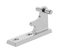 Mikikit Charnières de porte de réfrigérateur en acier inoxydable argent pour cuisine, kit de remplacement supérieur avec installation sans effort et fonctionnement fluide