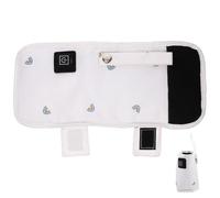 Mikikit Chauffe-biberon Portable USB avec Réglage Niveaux Pochette Isotherme Réutilisable pour Bouteille de Lait Accessoire Pratique pour Voyage et Nuit