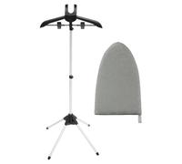 Mikikit Cintre de Repassage pour Chemise Pliable et Réglable en Alliage D'aluminium, Support à Repasser Léger avec Barre Télescopique pour Vêtements, Étendoir Pratique Maison