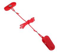 Mikikit Clé de Sécurité Magnétique pour Tapis Roulant 47 X 2 CM avec Pince Serrage-Câble Arrêt d'urgence Rapide Accessoire de Remplacement Compatible Appareils de Fitness