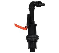 Mikikit e Vanne à Raccord Rapide en Plastique 3/4'' Dn20 Antivol, Kit 4 Pièces pour Système D'irrigation Jardin, Contrôle Sécurisé et Débit Instantané