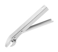 Mikikit Clip de Poêle Chaude Acier Inoxydable Pince Ergonomique pour Bol Plat Chaud Support de Plaque Chauffante Compact