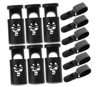 Mikikit Clips pour Drapeaux De Jardin Butées Anti-Vent avec Ressort Inclus Supports De Fixation pour Drapeaux Légers Et Portables