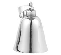Mikikit Clochette Son Puissant en Acier Titane pour Collier de Chat et Chien, Cloches en Métal Délicates, Accessoire Décoratif Multifonction Trous Suspendre, Fourniture pour Animaux