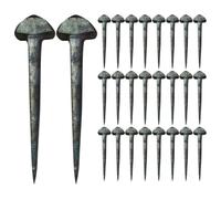 Mikikit Clous pour Fer à Cheval 50pcs en Métal Léger et Précis, Fixateurs de Chevaux Faciles à Transporter pour Équipement D'équitation Professionnel