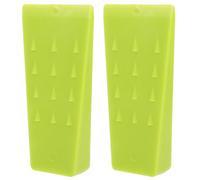 Mikikit Coins D’abattage en Plastique 5 Pouces Verts pour Coupe D’Arbres en Forêt, Lot de 2, Accessoires de Calage Professionnels pour Tronçonneuse et Exploitation Forestière Sécurisé