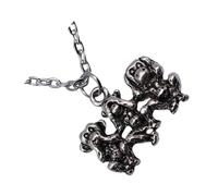 Mikikit Collier Animal Simple et Élégant Pendentif Inspirant pour Femme Cadeau Charme Adorable pour Famille et Couple