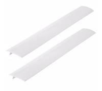 Mikikit Combleur D’espace pour Cuisinière Gaz et Four 63 Cm Polyuréthane Résistant la Chaleur Protection Éclaboussures Cuisine Nettoyage Facile Kit 2 Pièces Blanc