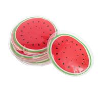 Mikikit Compresses Oculaires Réutilisables Masque Froid Rafraîchissant Pack de 6 en Pvc Rouge pour Apaiser la Fatigue Stress Visage Yeux