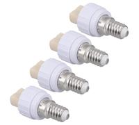 Mikikit Convertisseur de Douille Ampoule LED E14 vers G9 4 Adaptateurs en Céramique 220V Compatible Halogène pour Lampes Suspendues et Lampadaires