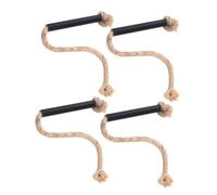 Mikikit Corde Allume-Feu à Cire pour Camping Lot de 4 Corde de Lin Multi-Usages pour Pique- et Urgences Outil d'Allumage Pratique et