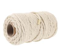 Mikikit Corde Sisal pour Chat 1 Rouleau Corde à Gratter Naturelle Style Blanc Accessoire pour Griffoir et Décoration Murale Artisanale