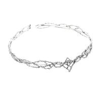 Mikikit Couronne du Roi Rétro en Alliage Vintage Zircon, Serrage-tête Décoratif pour Hommes, Accessoire Cosplay et Fête, Ajustable, Style Médiéval Élégant