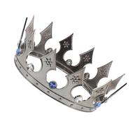 Mikikit Couronne Pour Filles Déguisement Médiéval Diadèmes De Couronne -tête Baroque Accessoires De Fête Cosplay Théâtre Photo