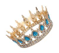 Mikikit Couronne Pour Filles -tête De Princesse Accessoires Pour Cheveux De Mariage Couronne De Costume Pour Fête Anniversaire Et Concours De Beauté