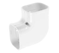 Mikikit Couvercle de Ligne pour Climatiseur Central en Pvc Blanc, Compatible, Installation Facile, Protection Élégante pour Système Mini Split et Multisplit