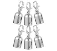 Mikikit Crochets et Embouts de Corde pour Poteaux, 6 Pièces en Alliage, Fixation pour Cordes de Contrôle des Foules et Barrières Cérémonielles, à Suspendre Facile en Espaces Publics,