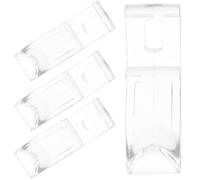 Mikikit Crochets pour Stores Enrouleurs Lot de 4 Vis et Bouchons en Caoutchouc pour Installation Facile et Retrait sans Dégâts sur Murs et Rideaux