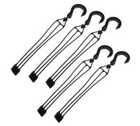 Mikikit Crochets Robustes Lot de 5 Pièces en Plastique Noir Capacité de Charge de 2,5 Kg pour Pots de Fleurs à Suspendre pour Balcons et Chambres