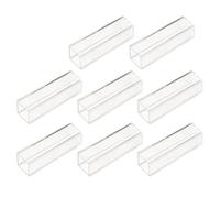 Mikikit Cuvettes en Plastique Transparentes 45 Ml 8 Pièces Petites Cuvettes Étalons Précises en Polystyrène pour Laboratoire Utilisation Professionnelle et Expériences Scientifiques